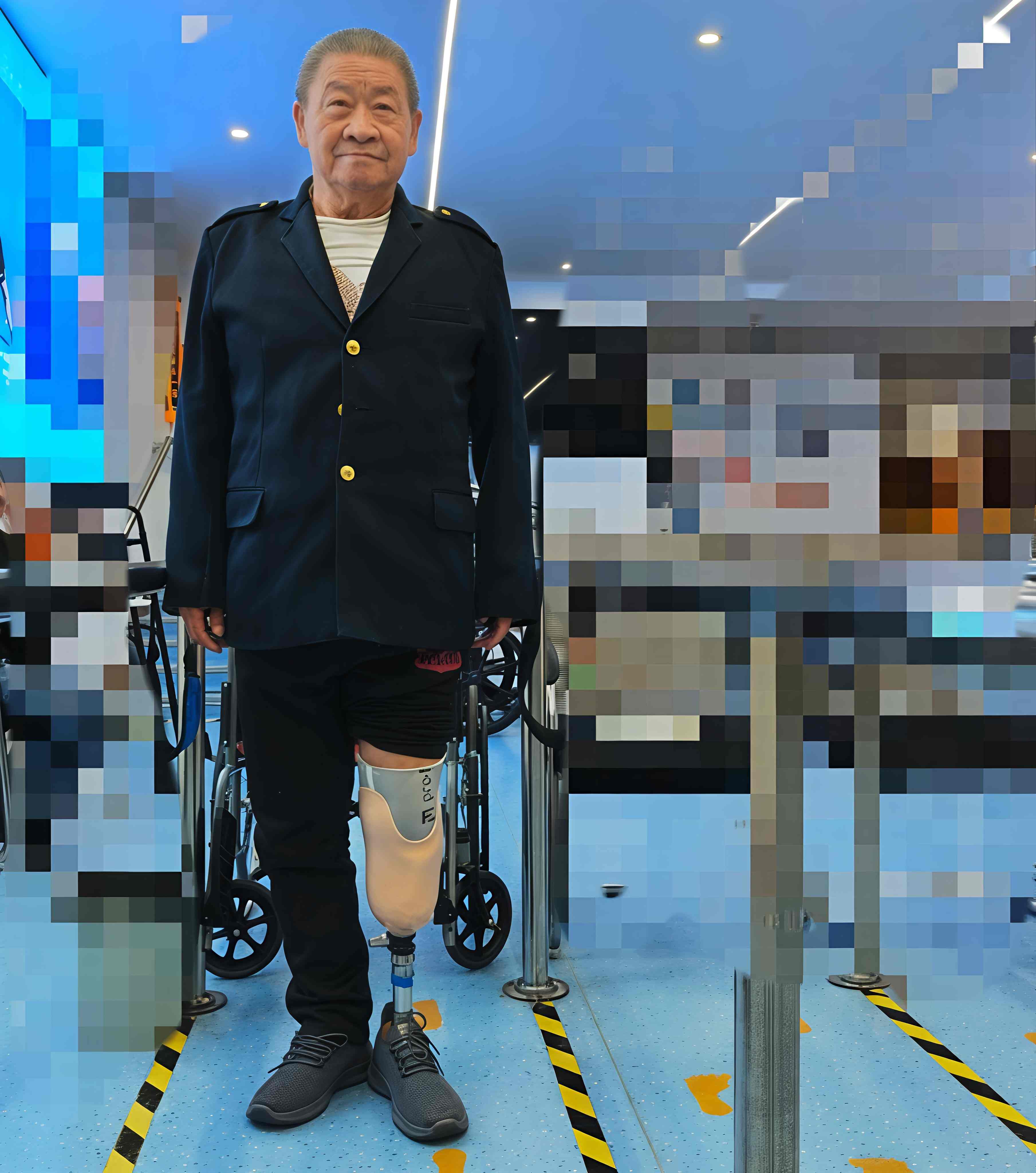 廖爷爷与宾路假肢的暖心邂逅